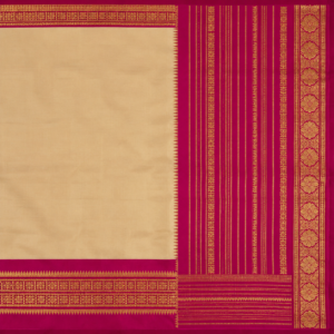 Premium Pure Mysore Silk Saree with Elegant Traditional Golden Zari Border - Image 4