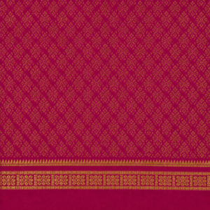 Premium Pure Mysore Silk Saree with Elegant Traditional Golden Zari Border - Image 2