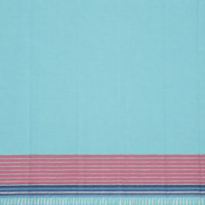 Punarjeevana Pastel Green Handwoven Patteda Anchu Cotton Saree – Reversible Traditional Handloom Saree - Image 3