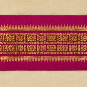 Premium Pure Mysore Silk Saree with Elegant Traditional Golden Zari Border - Image 5
