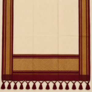 Authentic Chendamangalam Handloom Saree | Pure Cotton Kerala Kasavu - Image 4