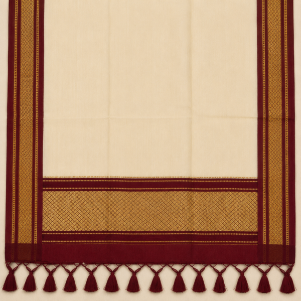 Authentic Chendamangalam Handloom Saree | Pure Cotton Kerala Kasavu